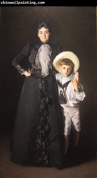 John Singer Sargent WLA lacma John Singer Sargent Portrait of Mrs Edward L Davis and Her Son