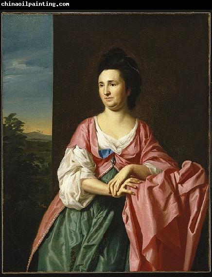 John Singleton Copley Mrs Sylvester Gardiner nee Abigail Pickman formerly Mrs William Eppes