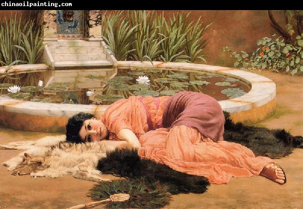 John William Godward Sweet Nothings by Godward