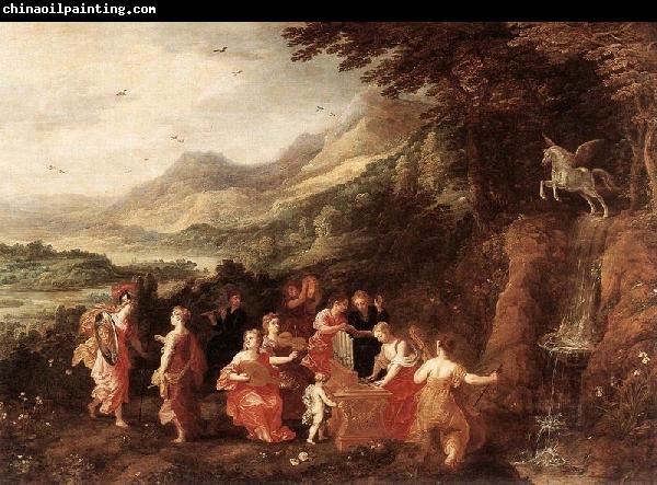 Joos de Momper Helicon or Minerva's Visit to the Muses