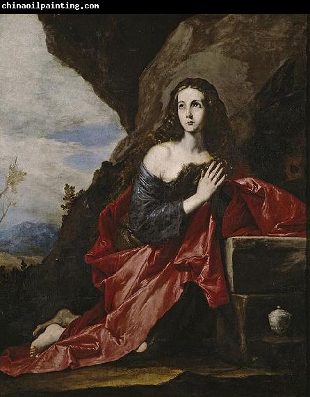 Jose de Ribera Die Bubende Hl. Maria Magdalena als Thais, Fragment