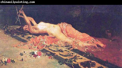 Juan Luna Odalisque painting