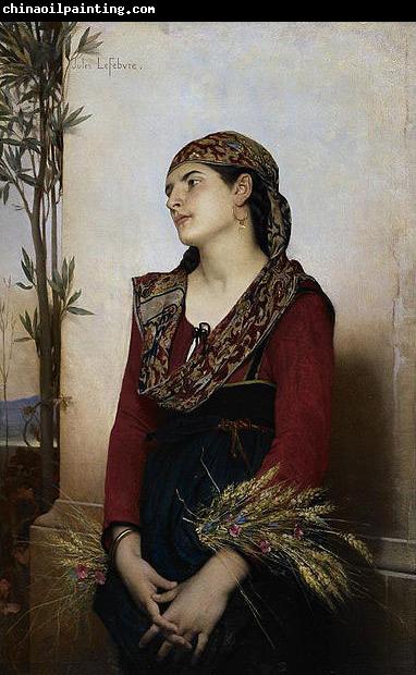 Jules Joseph Lefebvre Mediterranean Beauty