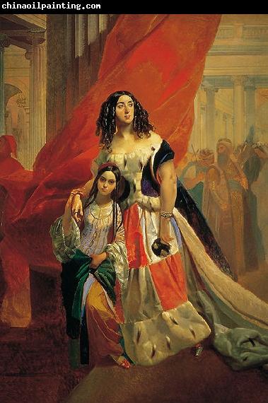 Karl Briullov Adopted Daughter Amazilia Paccini