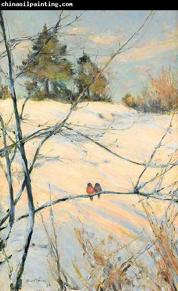 Karl Nordstrom Winter Scene from Skansen