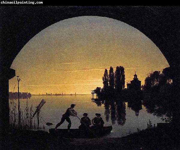 Karl friedrich schinkel The Banks of the Spree near Stralau