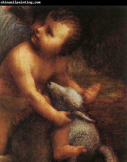 LEONARDO da Vinci The Virgin and Child with St Anne