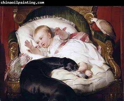 Landseer, Edwin Henry Victoria, Princess Royal, with Eos