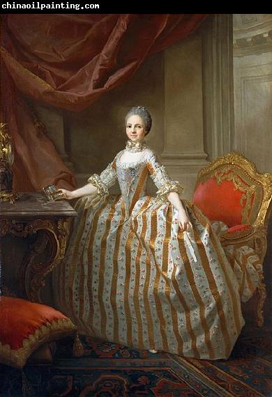 Laurent Pecheux Portrait of Princess Maria Luisa of Parma