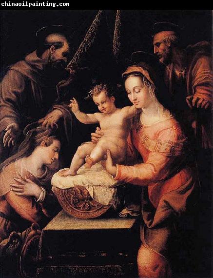 Lavinia Fontana Holy Family with Saints