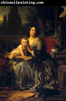 Leon Cogniet Portrait of Maria Brignole-Sale De Ferrari with her son