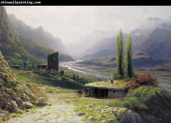 Lev Feliksovich Lagorio Kavkaz Landscape