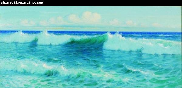 Lionel Walden Breaking Waves, oil painting by Lionel Walden