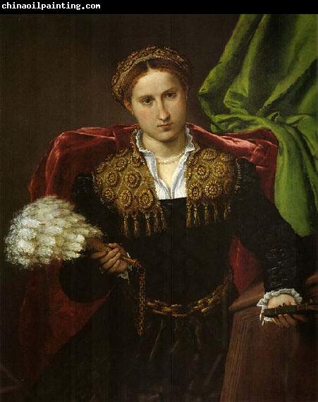 Lorenzo Lotto Portrat der Laura da Pola, Gemahlin des Febo da Brescia.