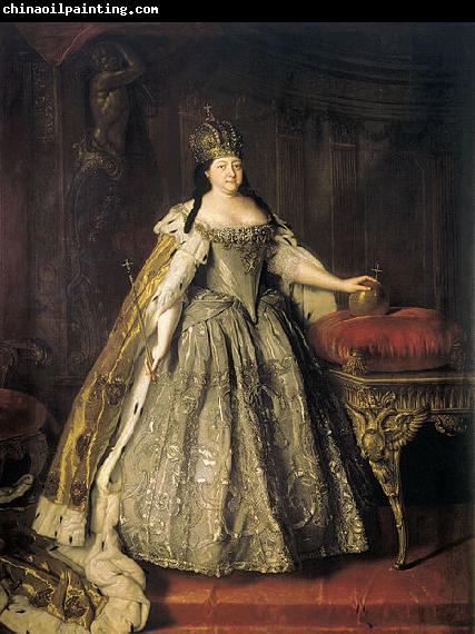 Louis Caravaque Portrait of Empress Anna Ioannovna