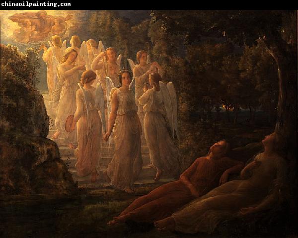 Louis Janmot The golden stairs