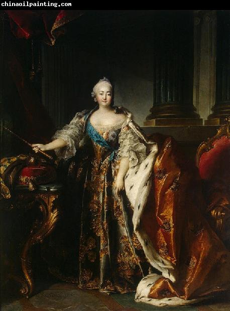 Louis Tocque Portrait of Empress Elizabeth Petrovna