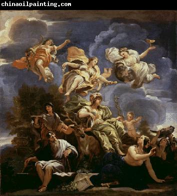 Luca  Giordano Allegory of Prudence