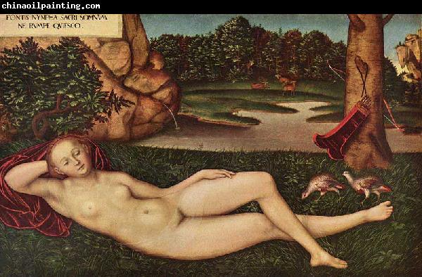 Lucas Cranach Ruhende Quellnymphe