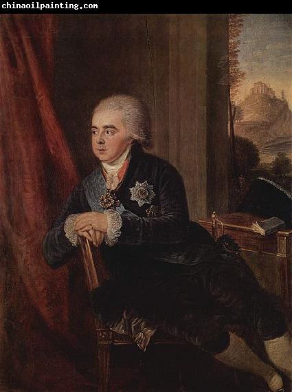 Ludwig Guttenbrunn Portrait of prince Alexey Kurakine