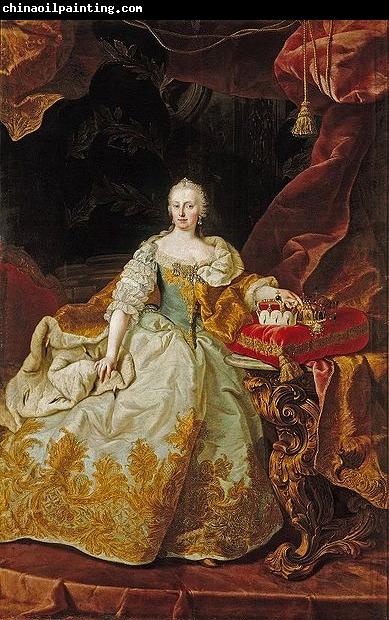 MEYTENS, Martin van Portrait of Maria Theresia of Austria