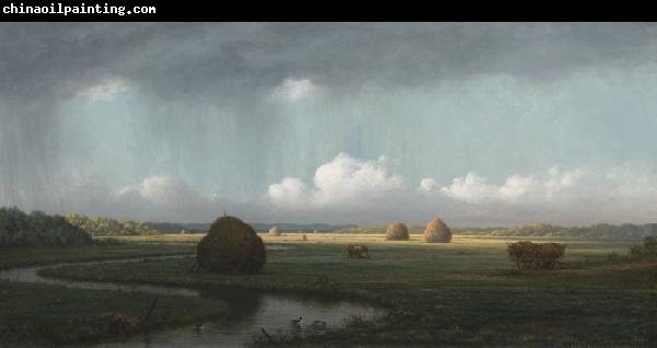 Martin Johnson Heade Sudden Showers, Newbury Marshes