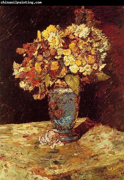 Monticelli, Adolphe-Joseph Still Life with Wild and Garden Flowers