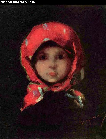 Nicolae Grigorescu Portrait of a little girl