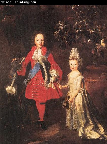 Nicolas de Largilliere Portrait of Prince James Francis Edward Stuart and Princess Louisa Maria Theresa Stuart