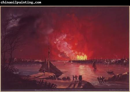 Nicolino V. Calyo Great Fire of New York