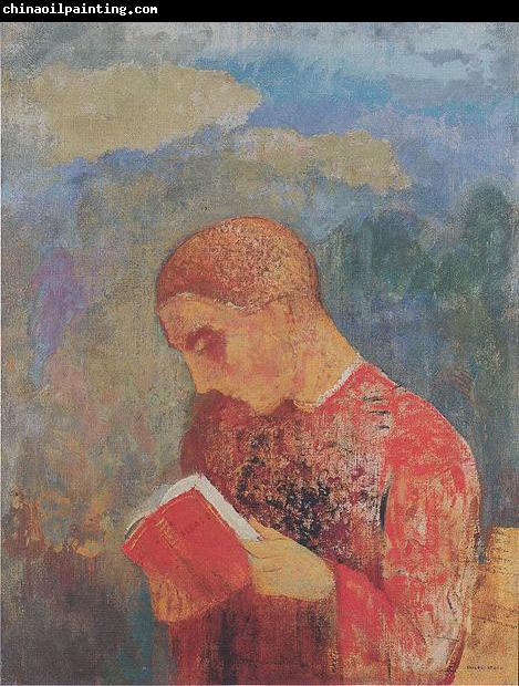 Odilon Redon Elsass oder Lesender Monch