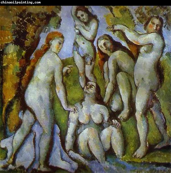 Paul Cezanne Five Bathers