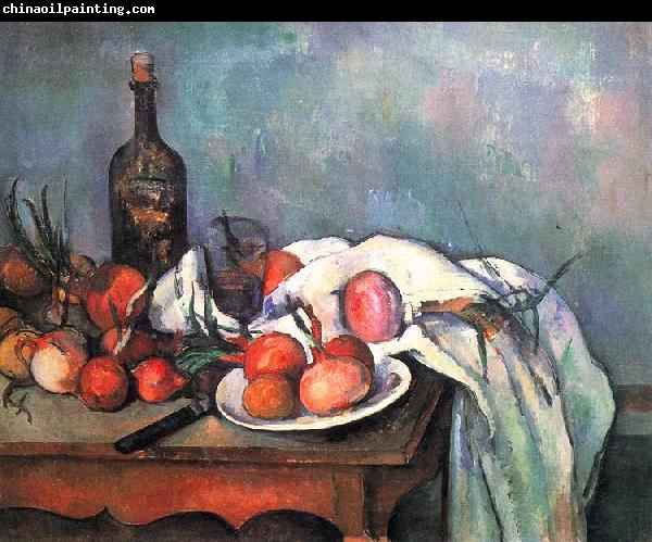 Paul Cezanne Stilleben mit Zwiebeln