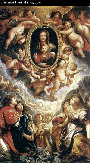 Peter Paul Rubens Madonna Adored by Angels