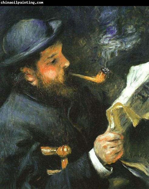 Pierre-Auguste Renoir Portrat Claude Monet