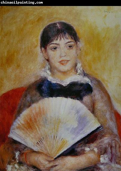 Pierre-Auguste Renoir Femme a l'eventail