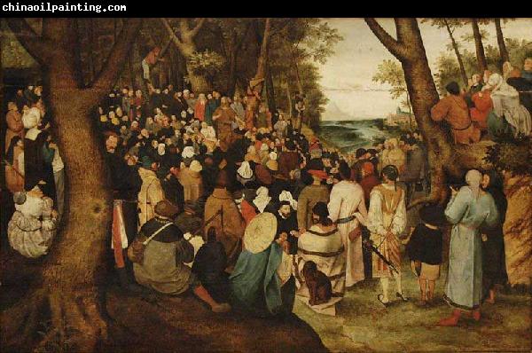 Pieter Brueghel the Younger The Preaching of St. John the Baptist.