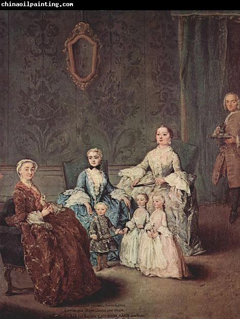 Pietro Longhi Portrait of the family Sagredo