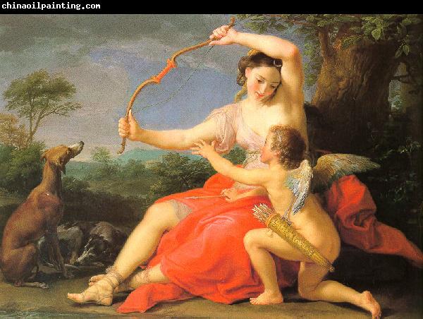 Pompeo Batoni Diana and Cupid