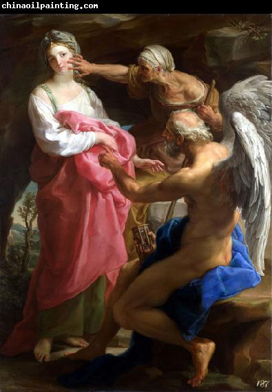 Pompeo Batoni Time orders Old Age to destroy Beauty.