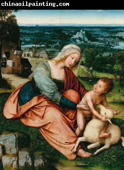 Quentin Matsys Madonna and Child with the Lamb.