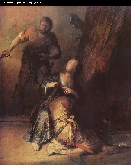 REMBRANDT Harmenszoon van Rijn Samson and Delilah