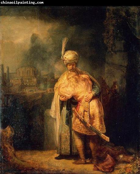 REMBRANDT Harmenszoon van Rijn Biblical Scene