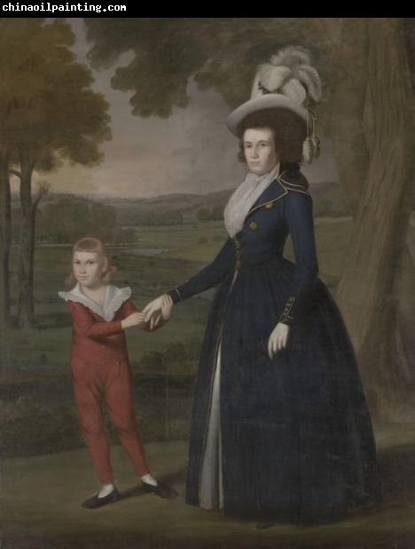 Ralph Earl and her son Charles