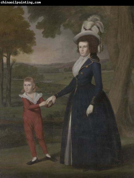 Ralph Earl Mrs. William Moseley (Laura Wolcott), (1761-1814) and her son Charles (1786-1815)