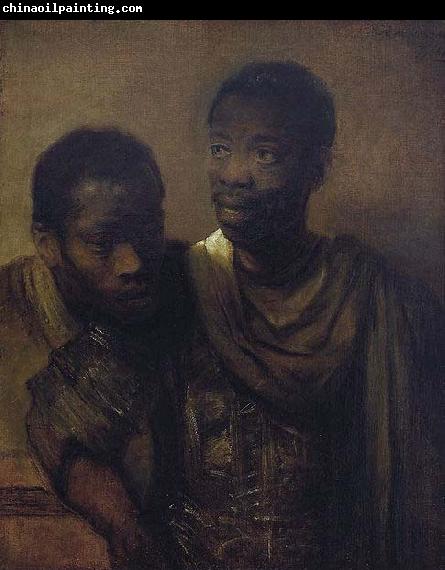 Rembrandt Peale Two young Africans.