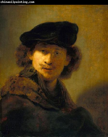 Rembrandt Peale Self-Portrait with Velvet Beret