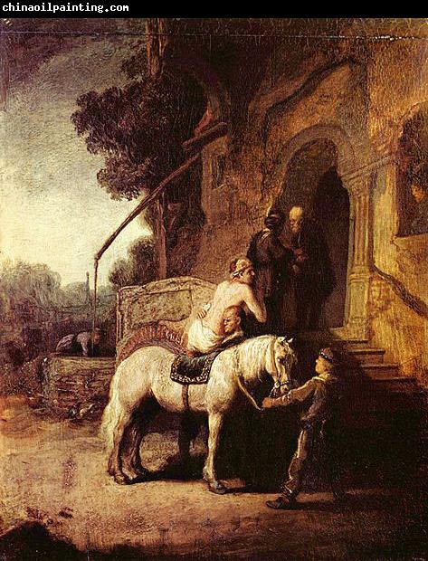 Rembrandt van rijn The Good Samaritan.