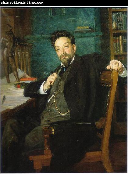 Richard Bergh Portrait of professor Karl Warburg