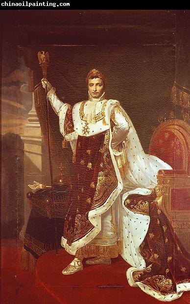 Robert Lefevre Portrait of Napoleon I in Coronation Robes